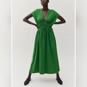 H&M tie-detail dress